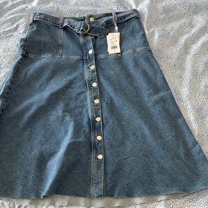 Rails A-Line Skirt in Medium Blue 30